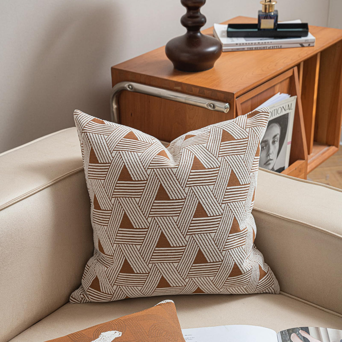 Croker Horse New 20x20'' inches Throw Pillow Cushion Covers - Paradise Orange Color