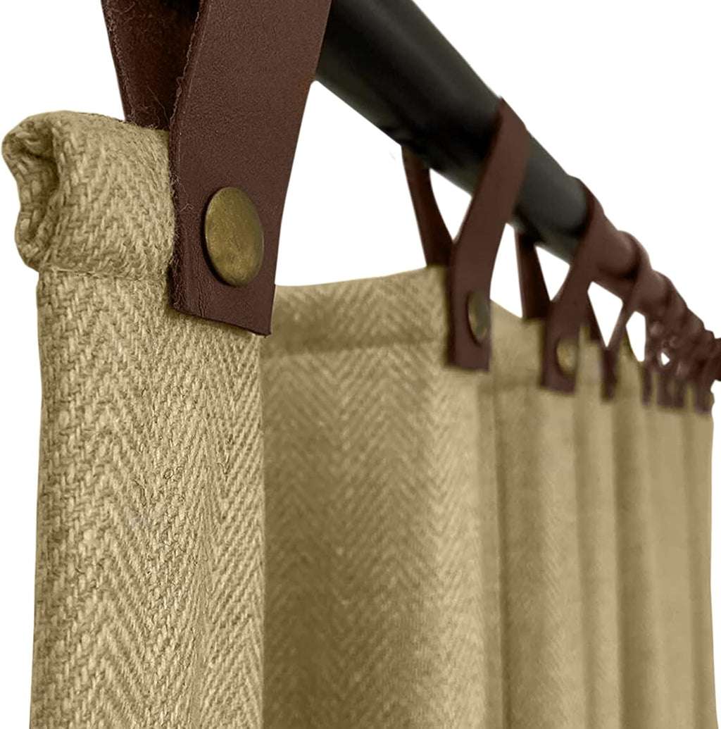 Chevron Wool Curtain Panel