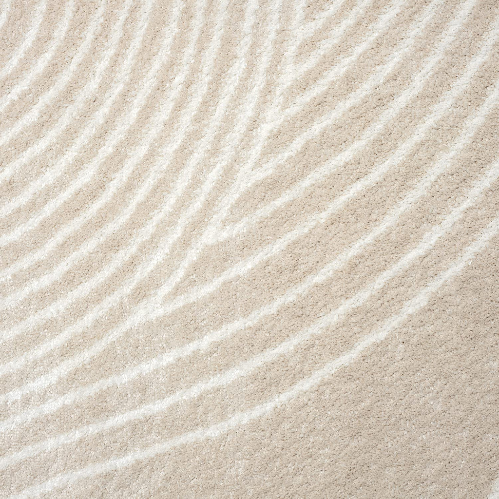 Abani Cream and Black Swirl Area Rug