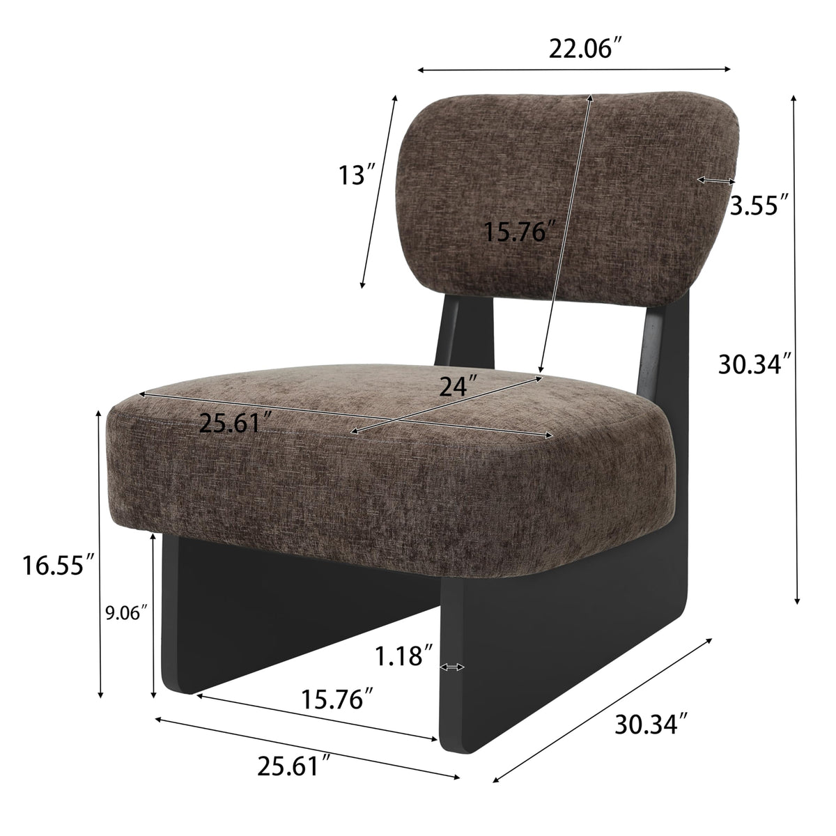 Christopher Knight Home Mores Low Profile Accent Chair Set of 2