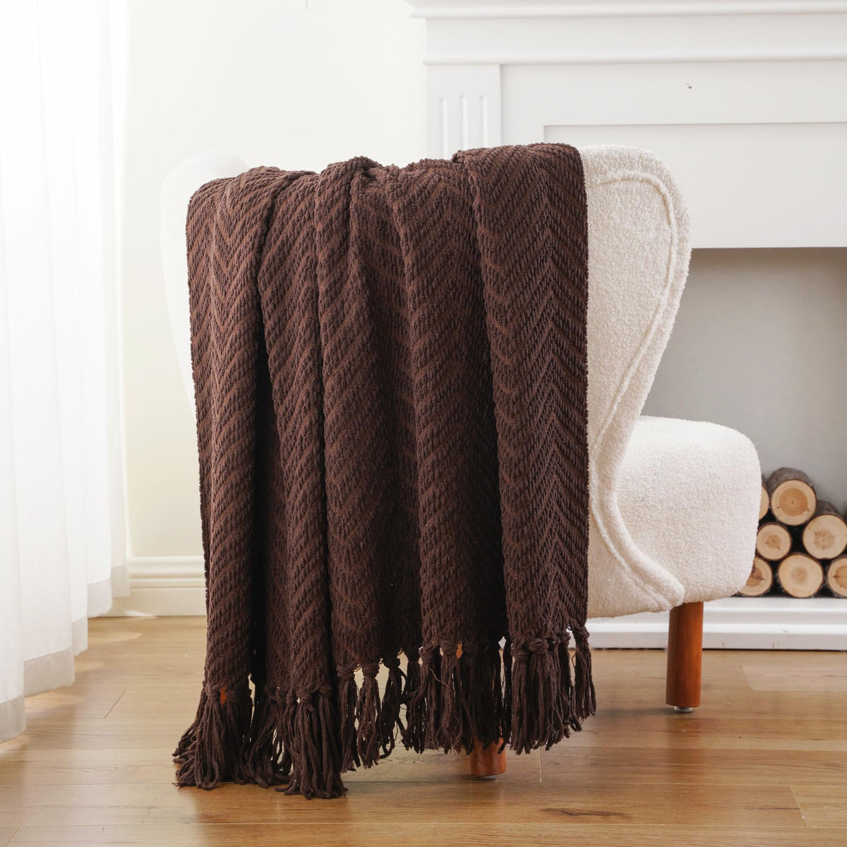 Knitted Throw Blanket