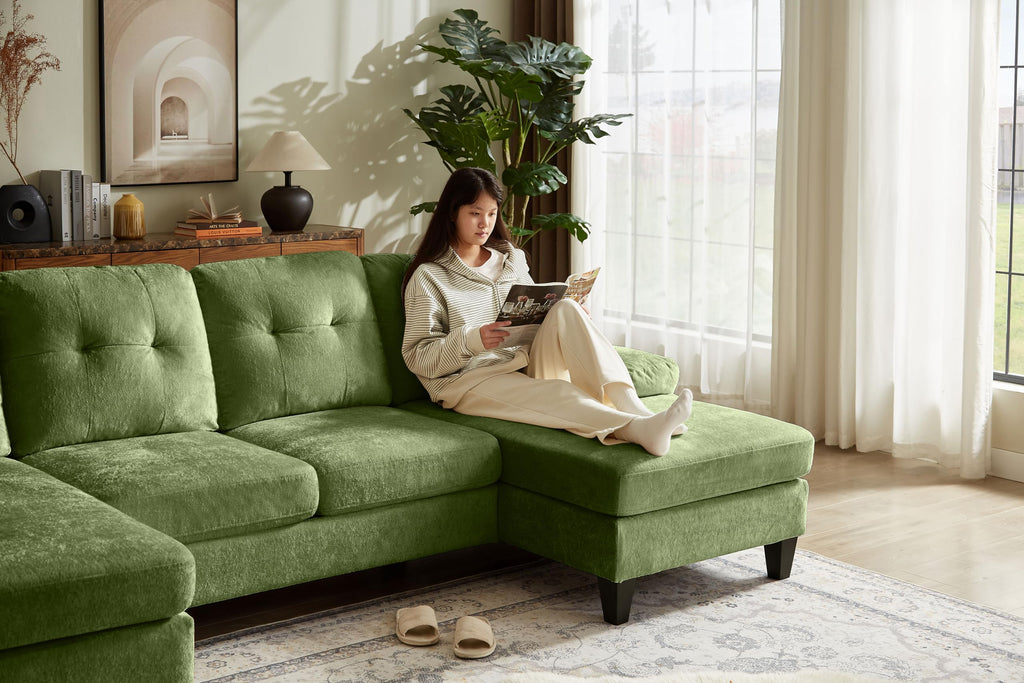 105" Sectional Sofa Couch
