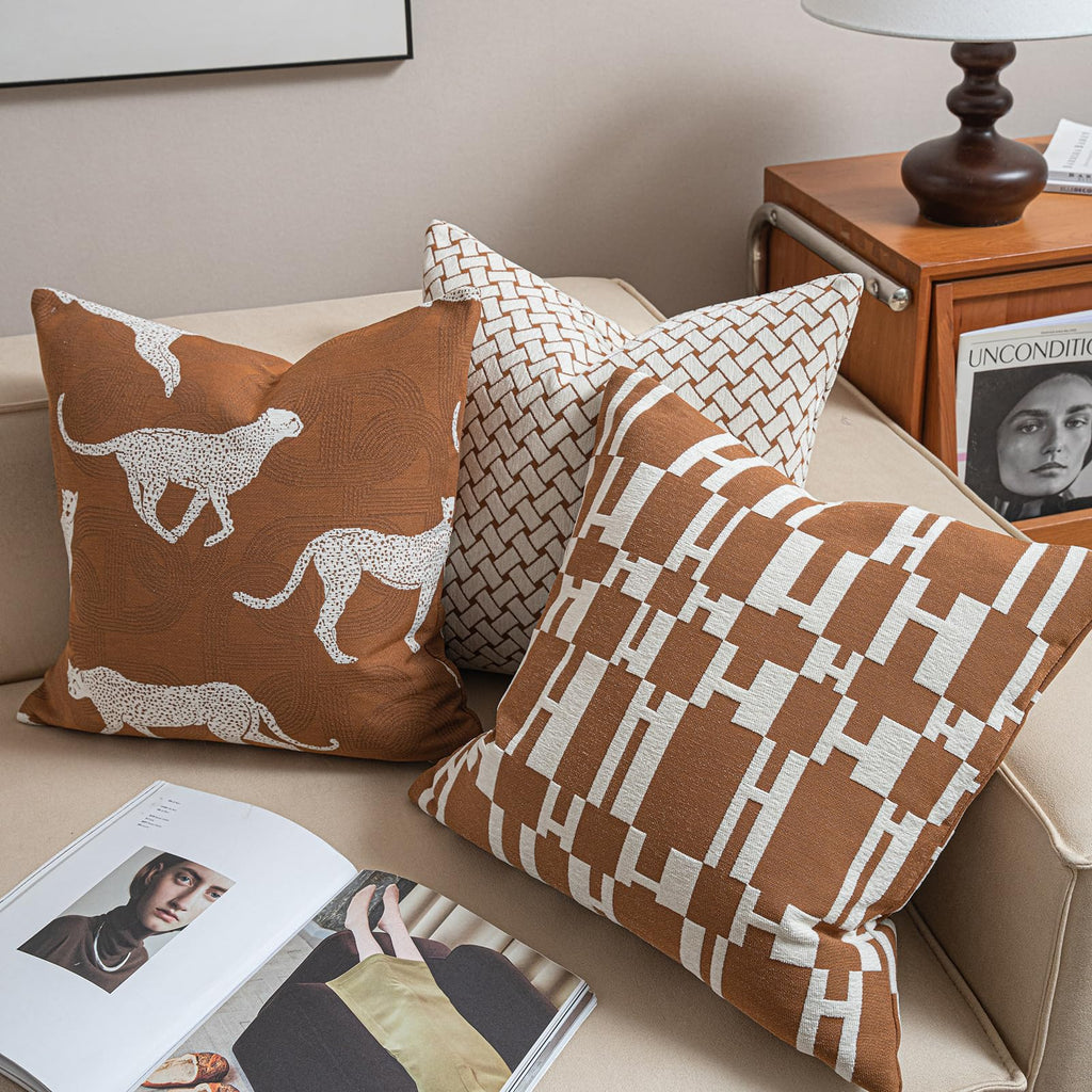 Croker Horse New 20x20'' inches Throw Pillow Cushion Covers - Paradise Orange Color