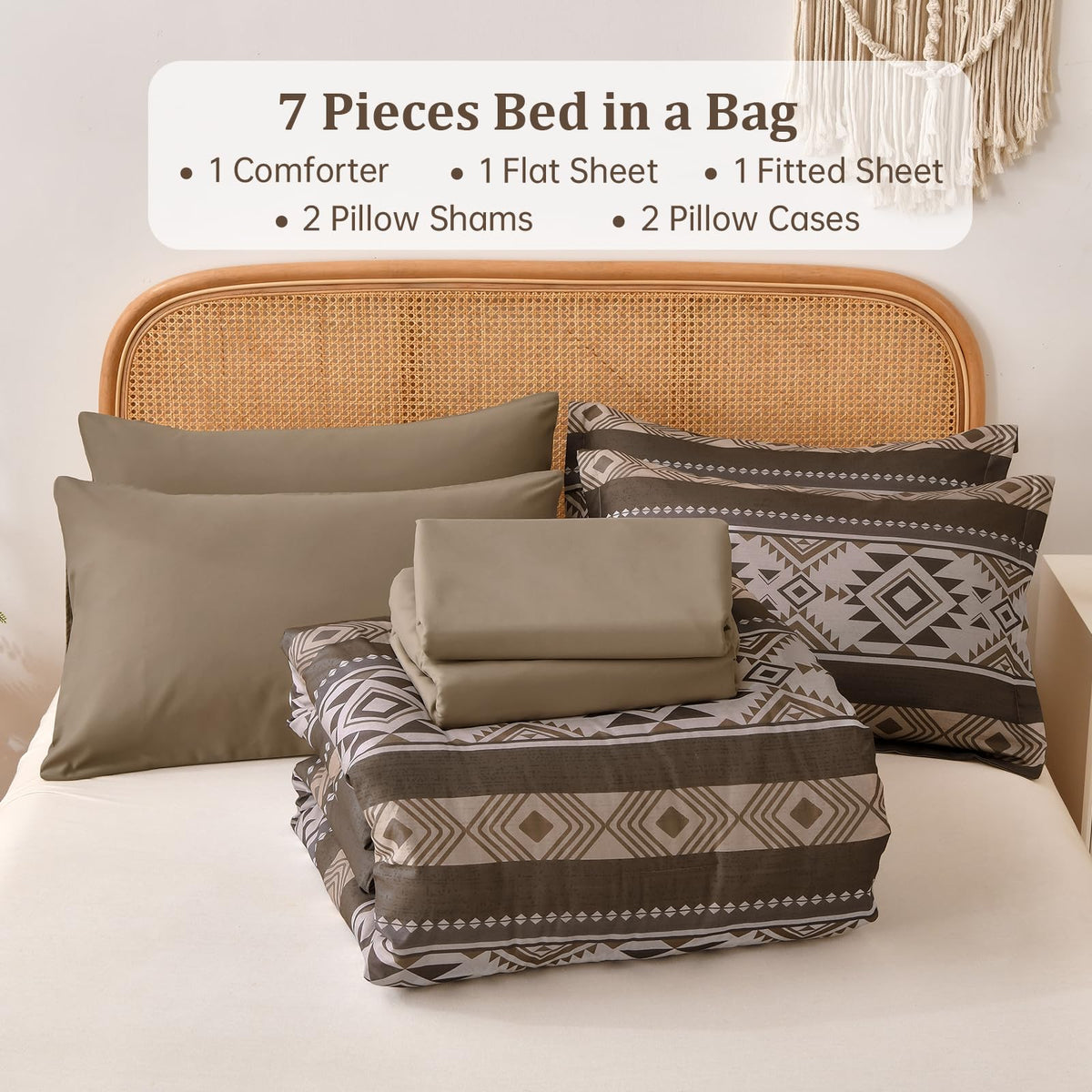 Boho Western Comforter Set