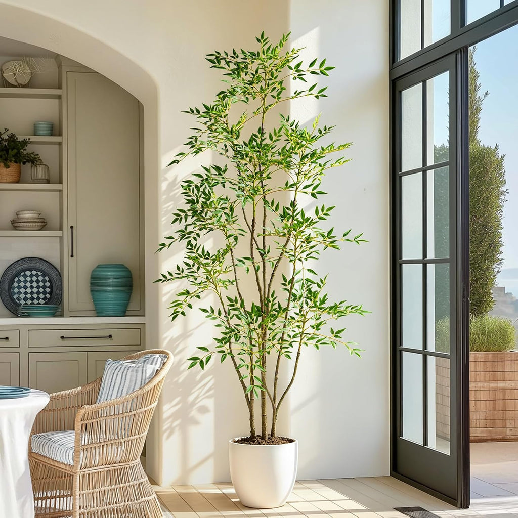 Faux Bamboo Tree in Pot
