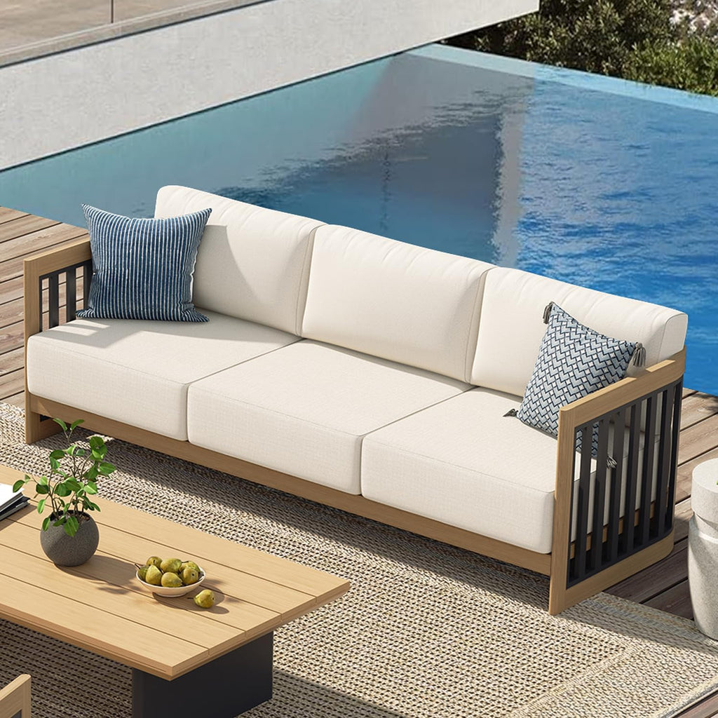 Sereno Aluminum Outdoor Conversation Sofa Set for 7 Person