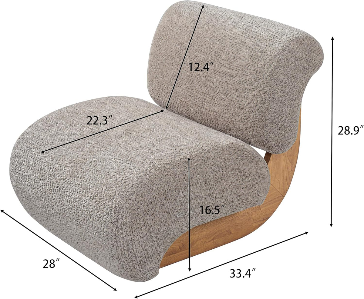 Christopher Knight Home Cubis Low Profile Accent Chair Set of 2