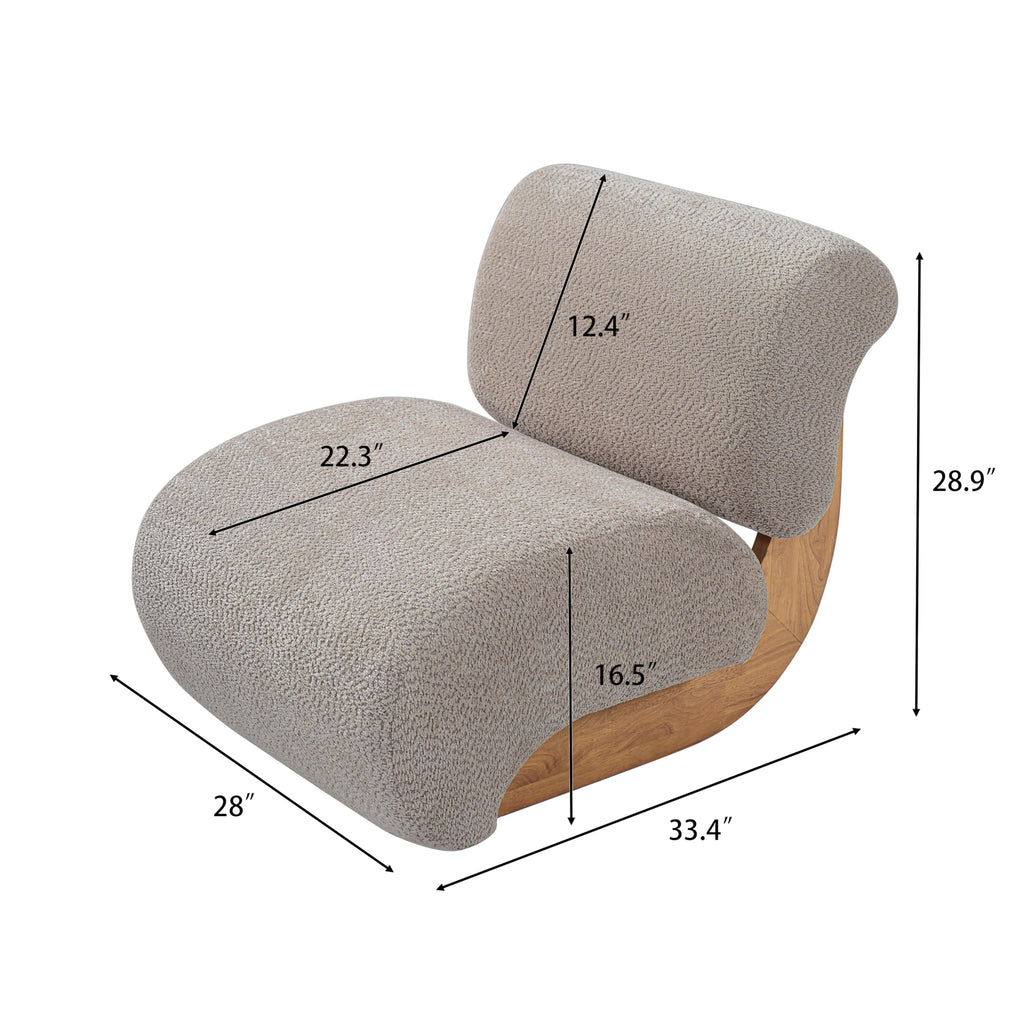 Christopher Knight Home Cubis Low Profile Accent Chair Set of 2