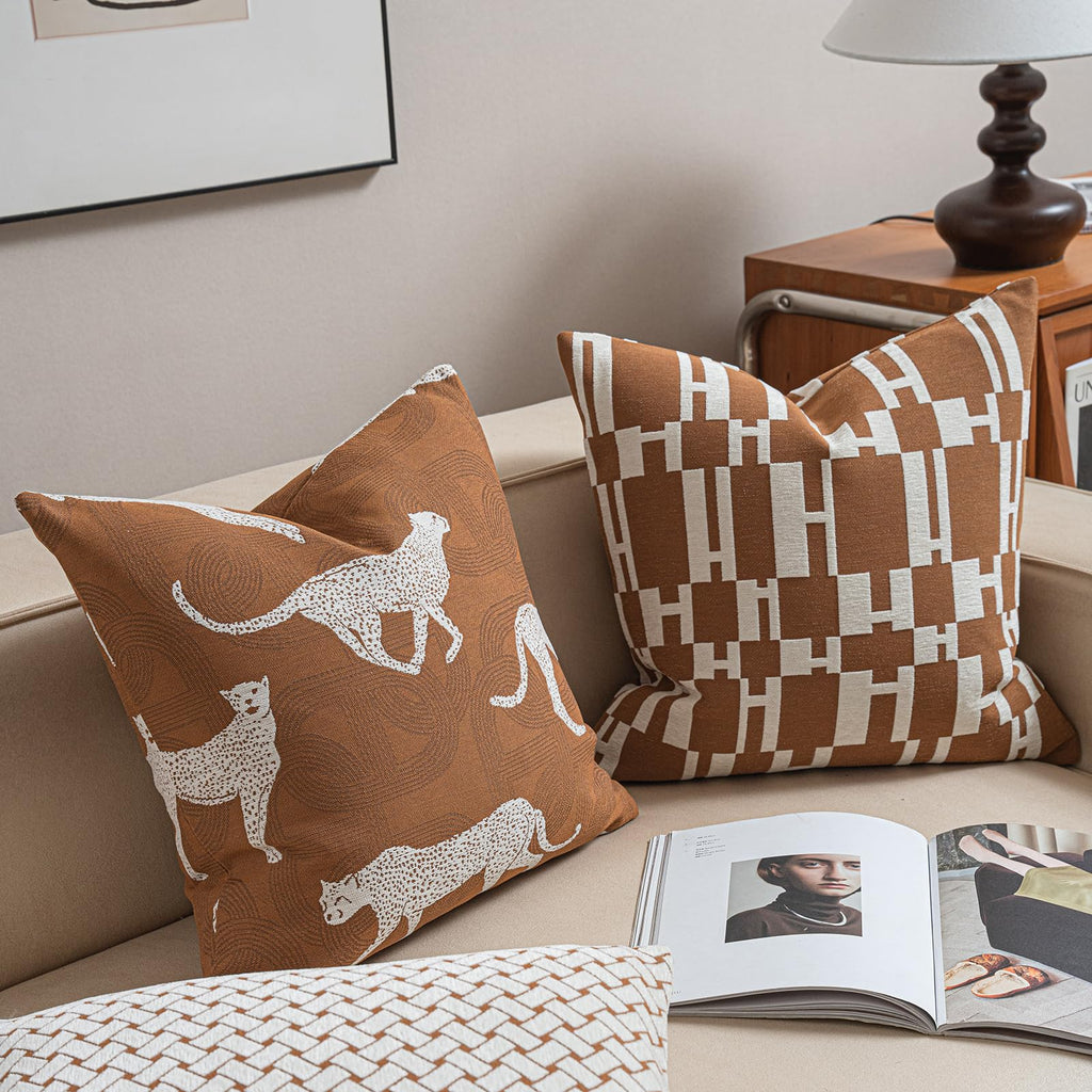 Croker Horse New 20x20'' inches Throw Pillow Cushion Covers - Paradise Orange Color