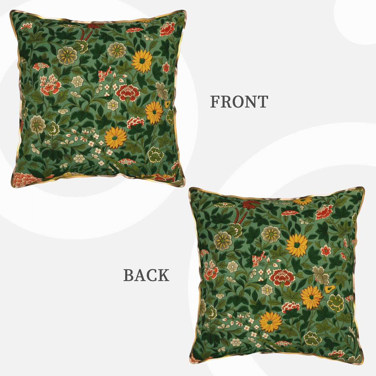 Velvet Animal & Floral Print Pillow Covers