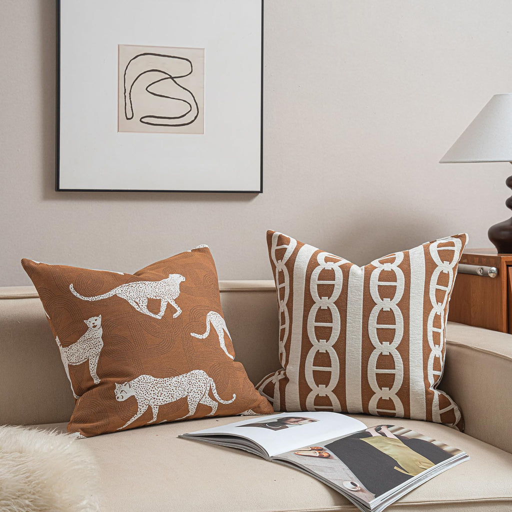 Croker Horse New 20x20'' inches Throw Pillow Cushion Covers - Paradise Orange Color