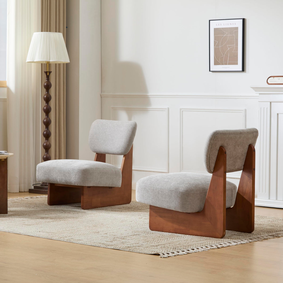 Christopher Knight Home Mores Low Profile Accent Chair Set of 2