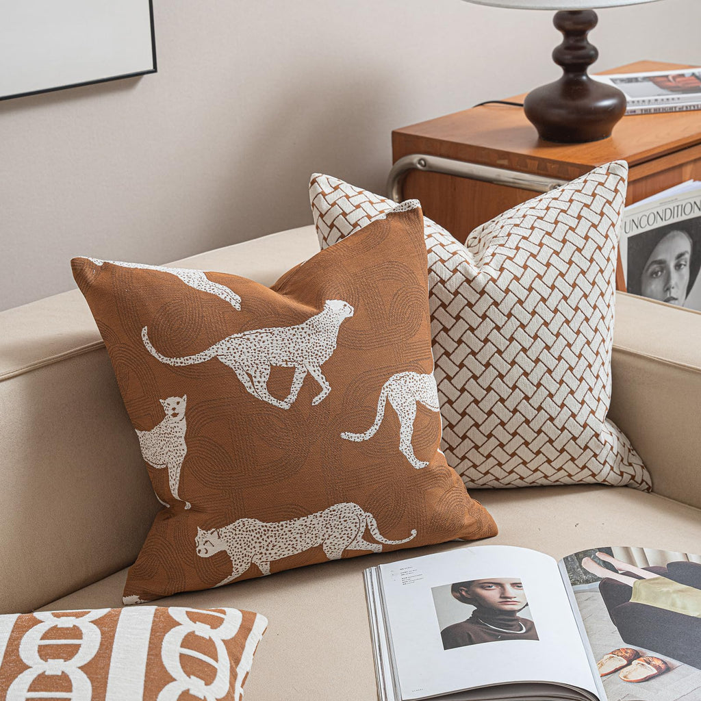 Croker Horse New 20x20'' inches Throw Pillow Cushion Covers - Paradise Orange Color