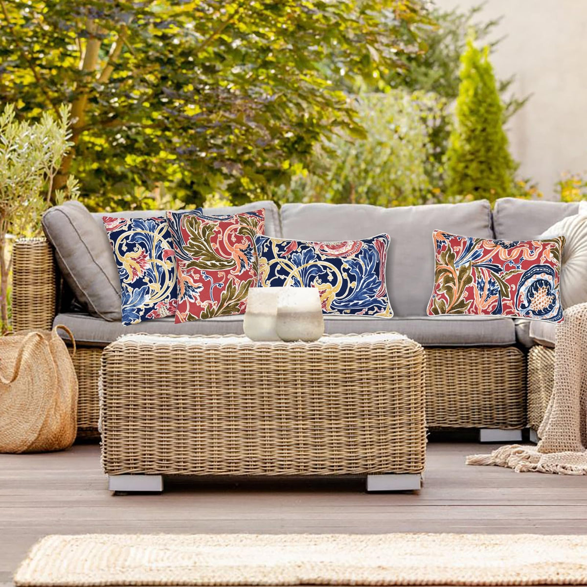 Boho Throw Pillows with Inserts