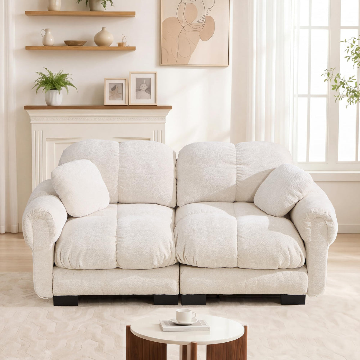 131.5" Modular Cloud Couch