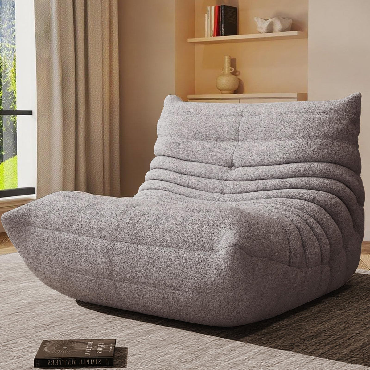 Modular L-Shaped Memory Foam Sectional Sofa