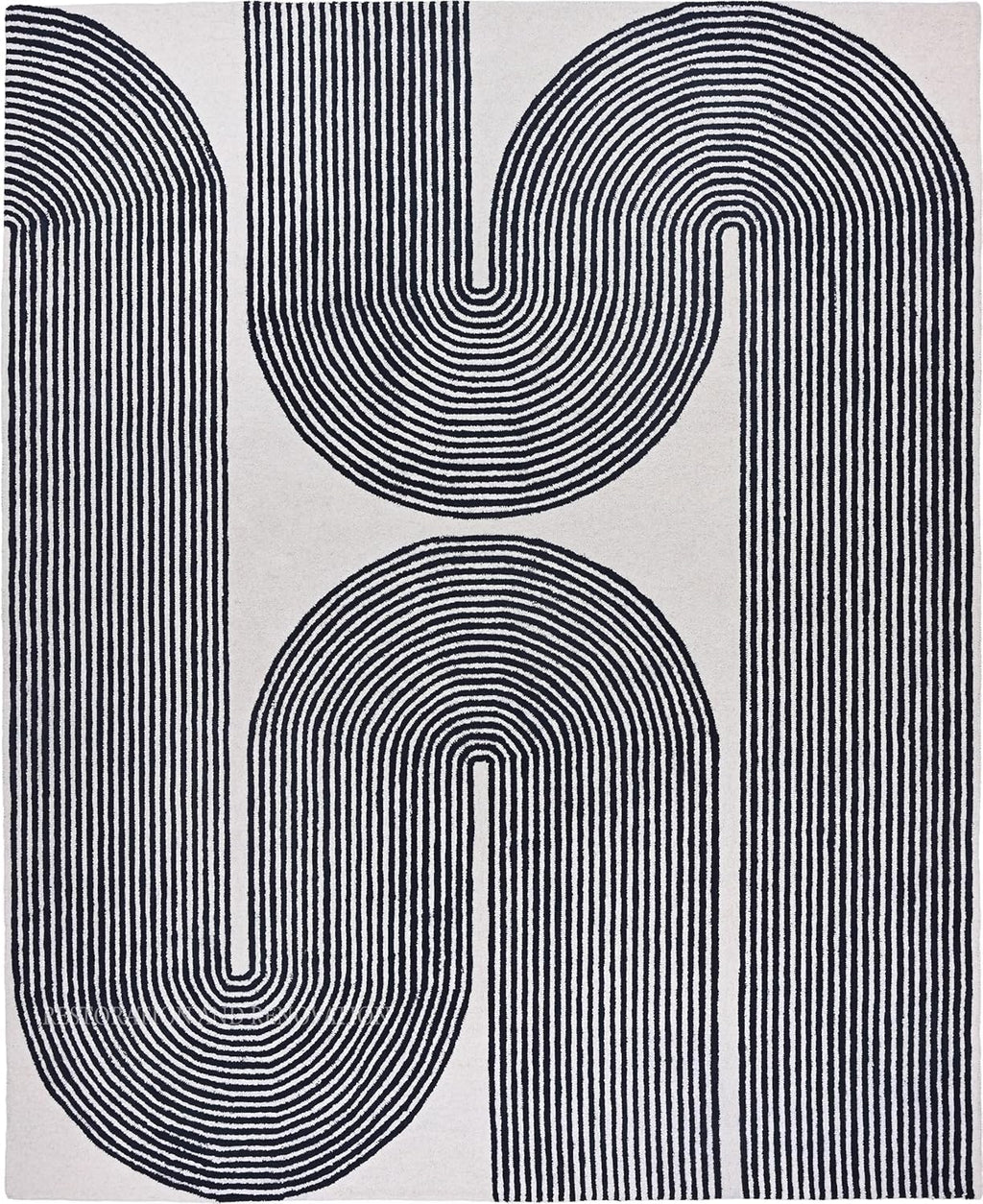 Modern Handmade Wool Area Rug
