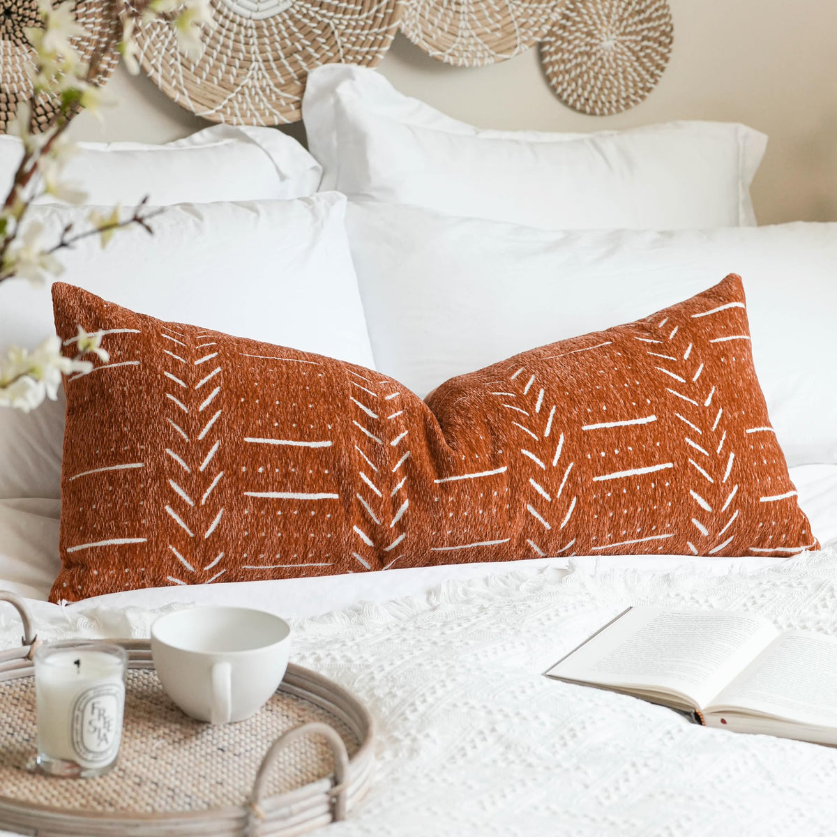 Decorative Throw Pillow Covers 18X18 Set of 2