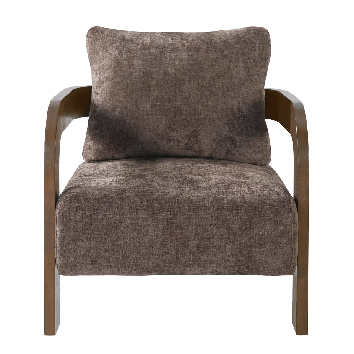 Merax Modern Upholstered Accent Chair, Armchair for Living Room, Beige