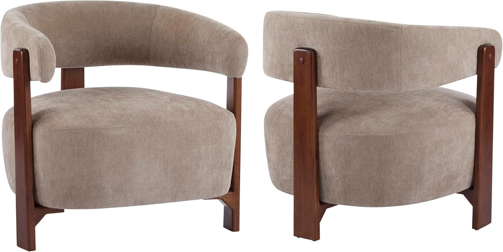 Christopher Knight Home Zax Modern Upholstered Accent Chair Set of 2