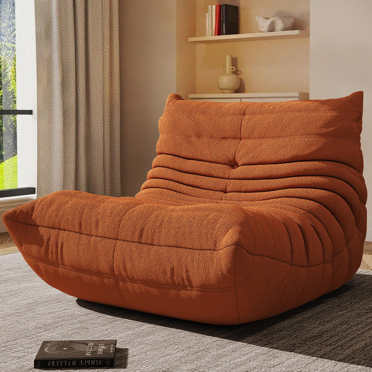 Modular L-Shaped Memory Foam Sectional Sofa