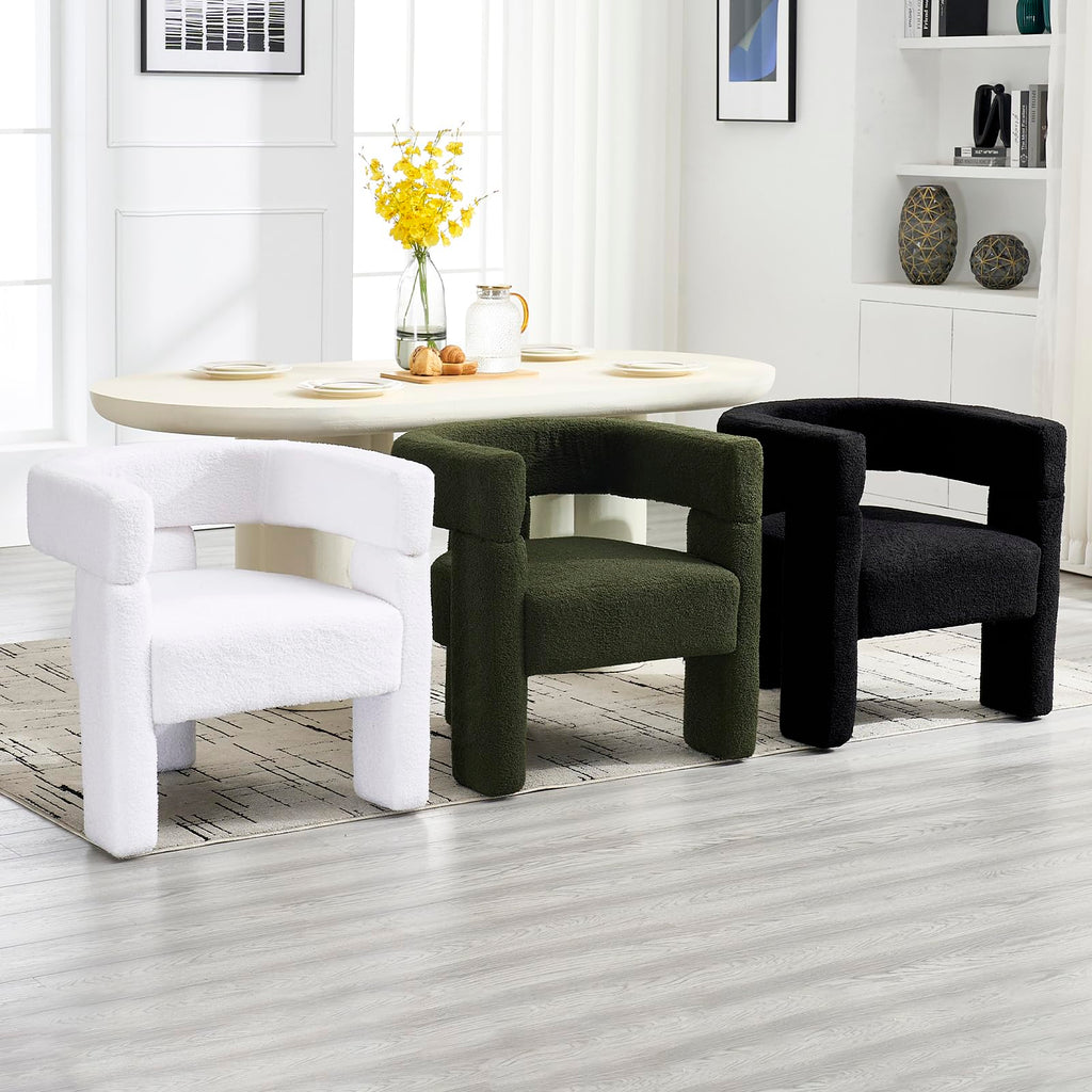 Sherpa Boucle Accent Chairs