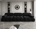 JACH Black Modular Sectional Sofa