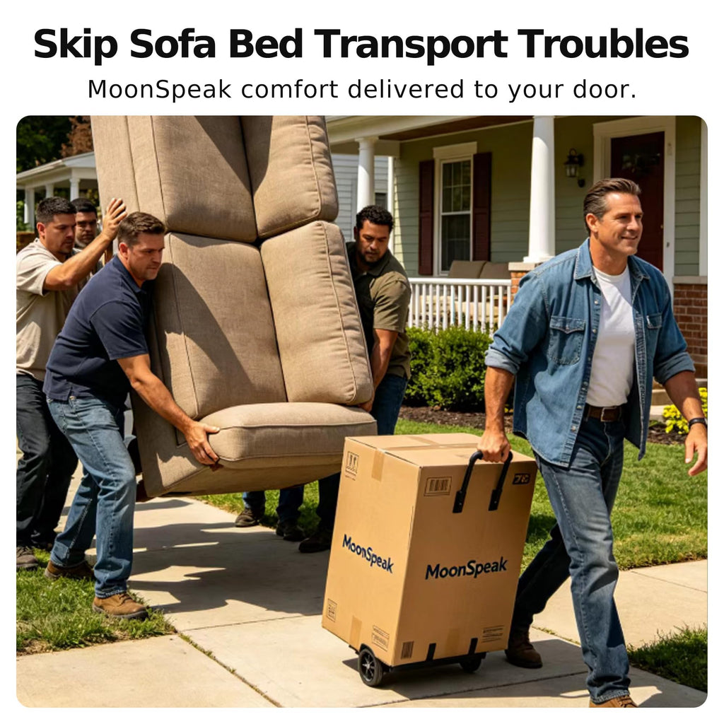 78.8'' Futon Sofa Bed, Boneless Couches for Living Room