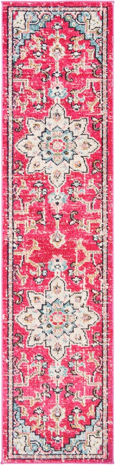 SAFAVIEH Madison Area Rug 8'x10', Traditional Ivory & Light Blue MAD473D