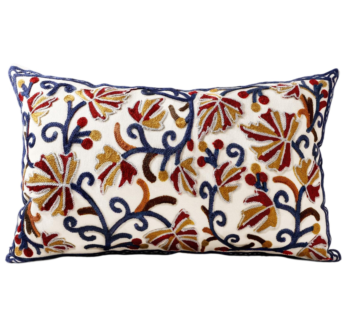 Embroidered Decorative Pillow Cover