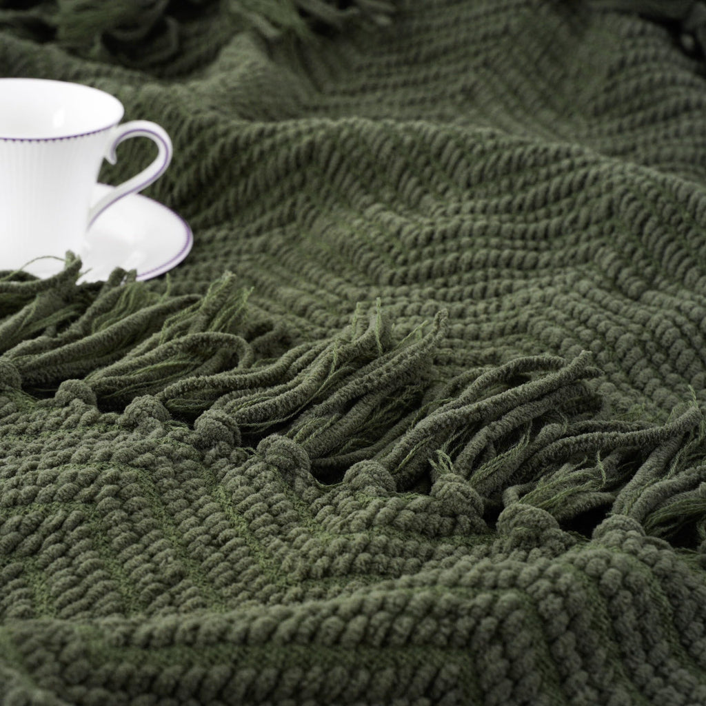 Knitted Throw Blanket