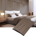 Acoustic Wood Slat Wall Panels – Set of 2