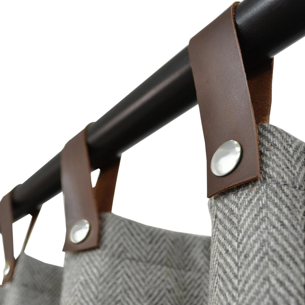 Chevron Wool Curtain Panel