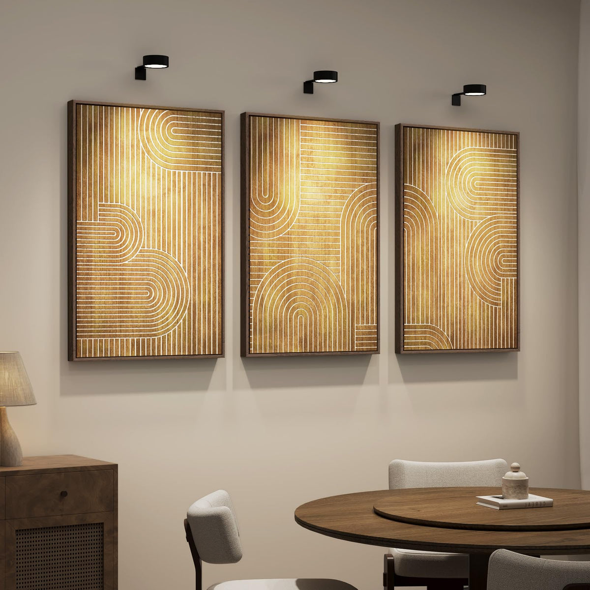 Framed 3D Textured Abstract Wall Art