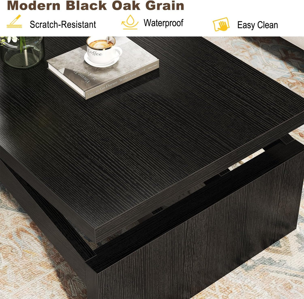 Modern Rectangular Wood Coffee Table
