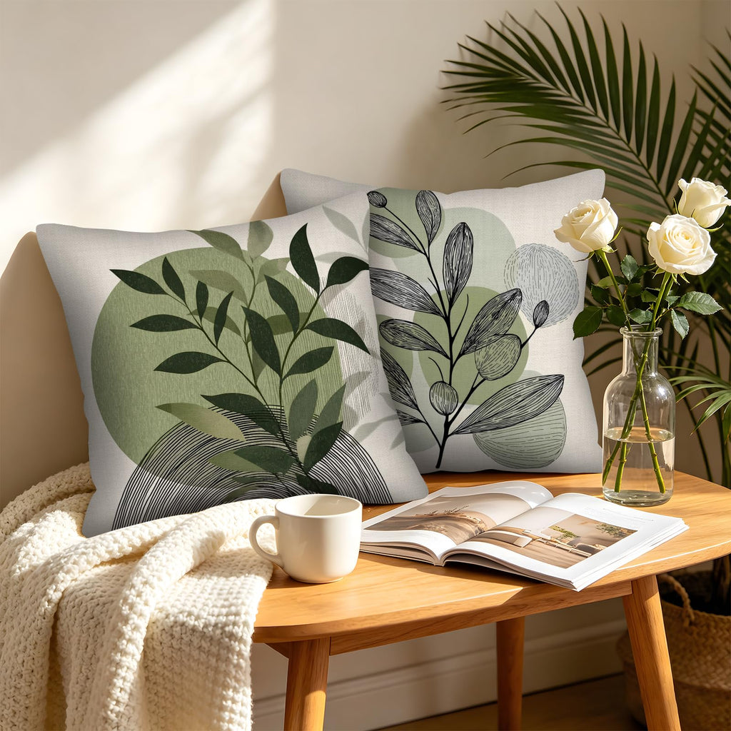 Boho Throw Pillows Covers 18X18 Set of 4, Terracotta Cushion
