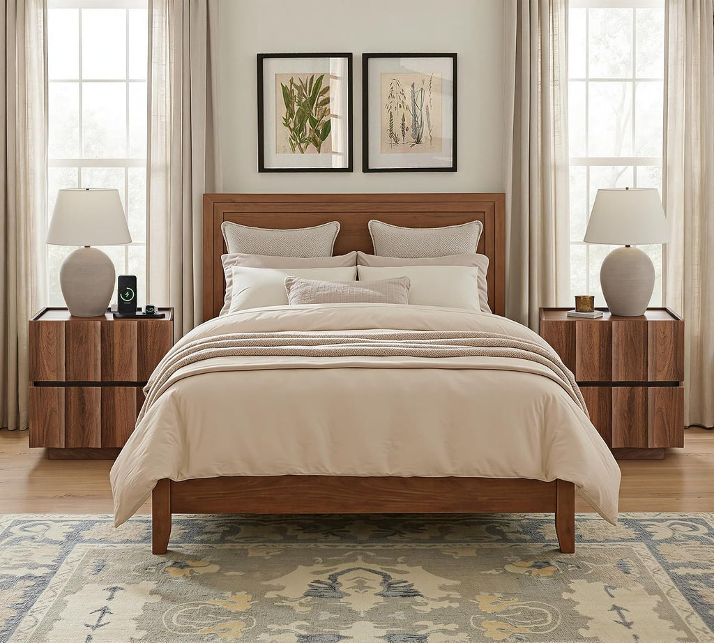 Fluted Charging Nightstand