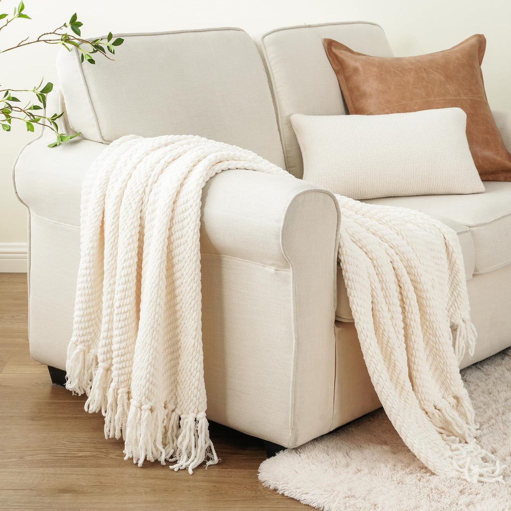 Knitted Throw Blanket
