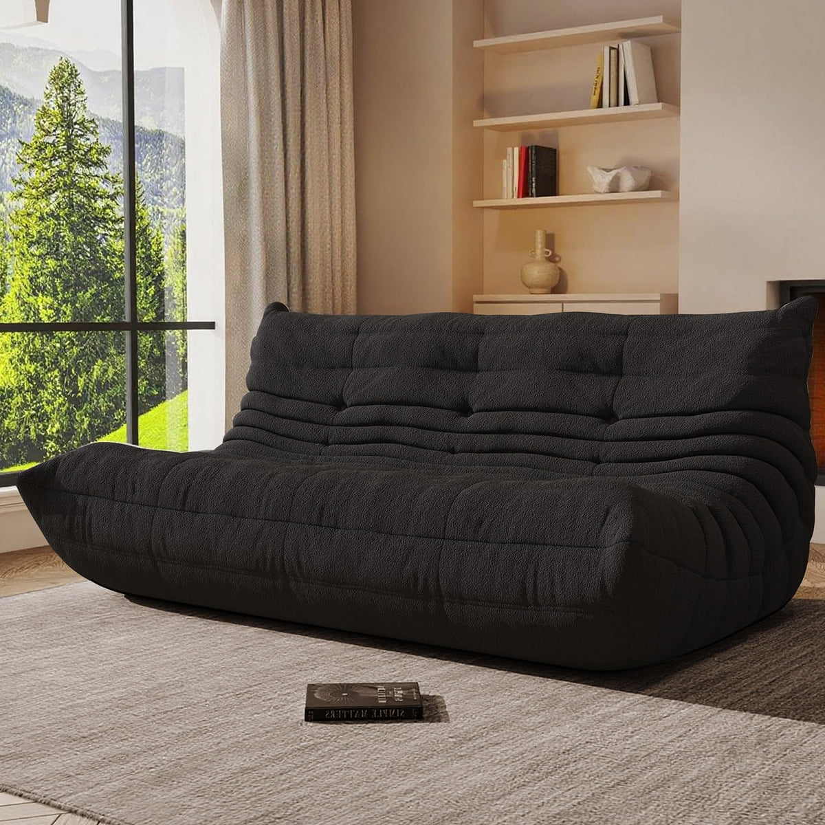 Modular L-Shaped Memory Foam Sectional Sofa
