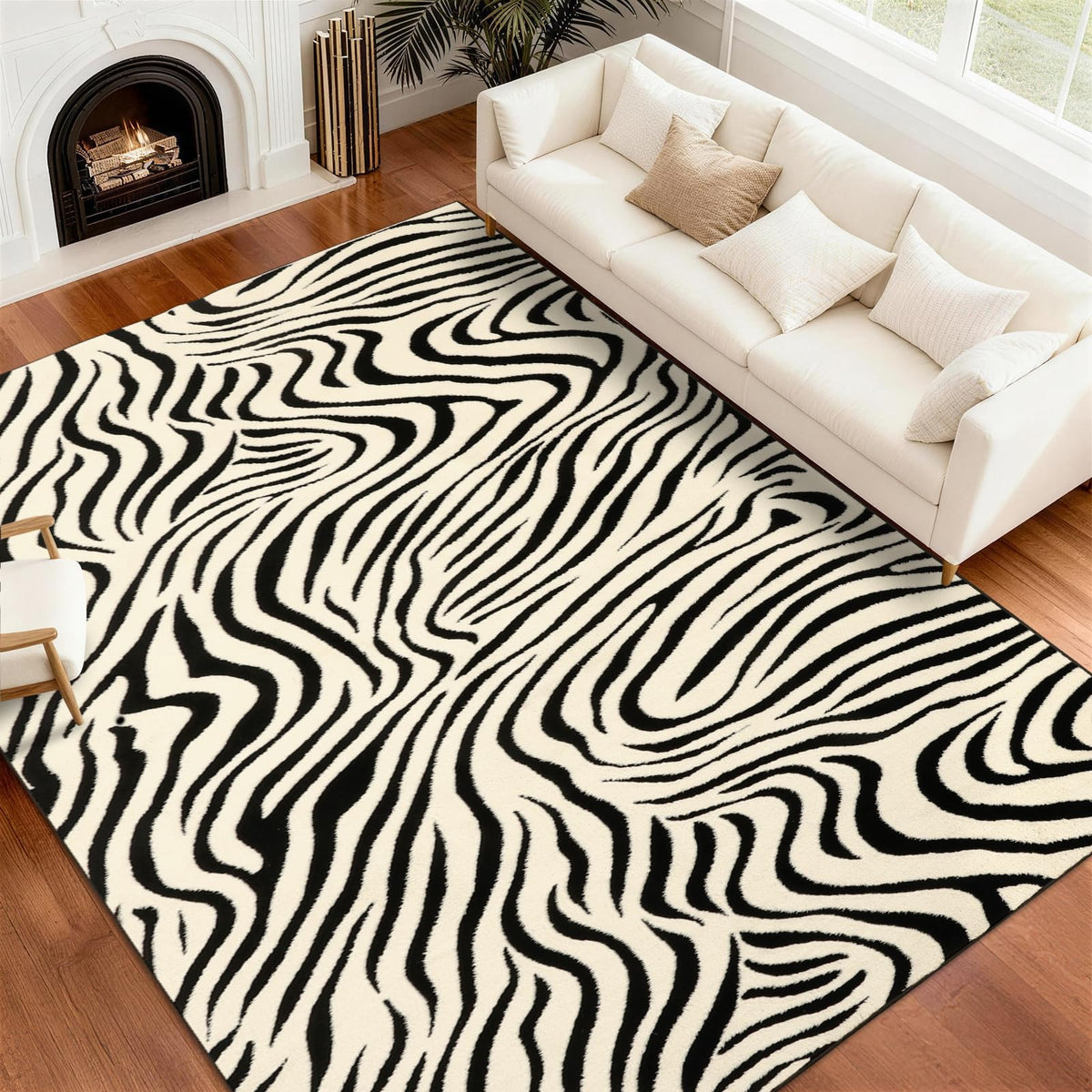 YIHOUSE Cowhide Area Rugs 5×7 Ft