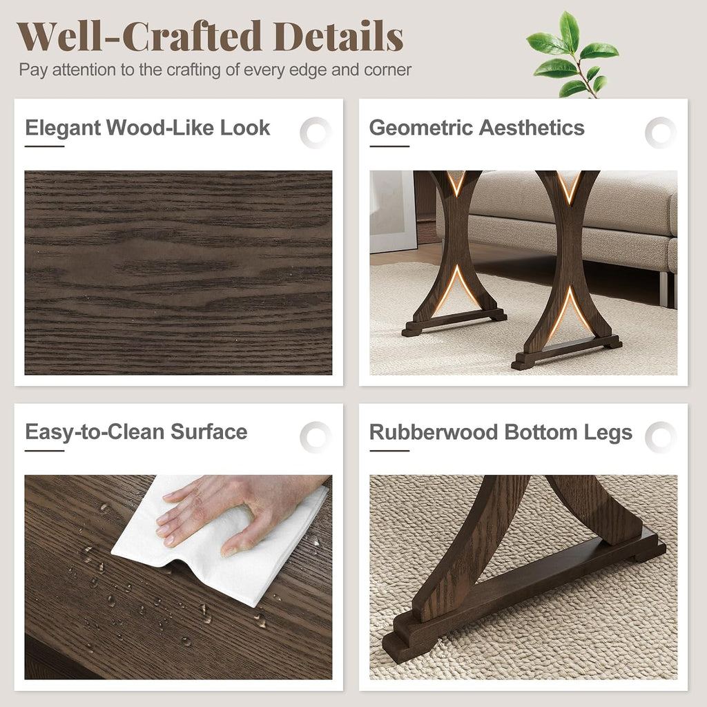 Rectangular Nesting Table Set