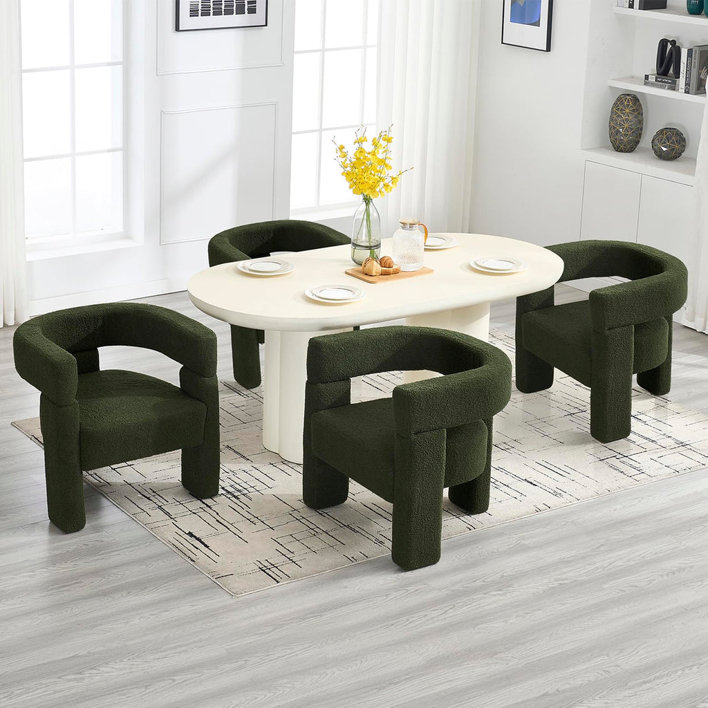 Sherpa Boucle Accent Chairs