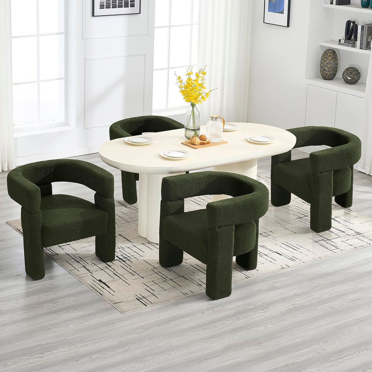 Sherpa Boucle Accent Chairs