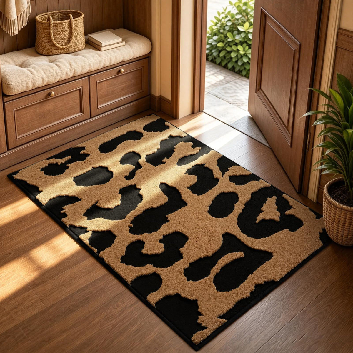 YIHOUSE Cowhide Area Rugs 5×7 Ft