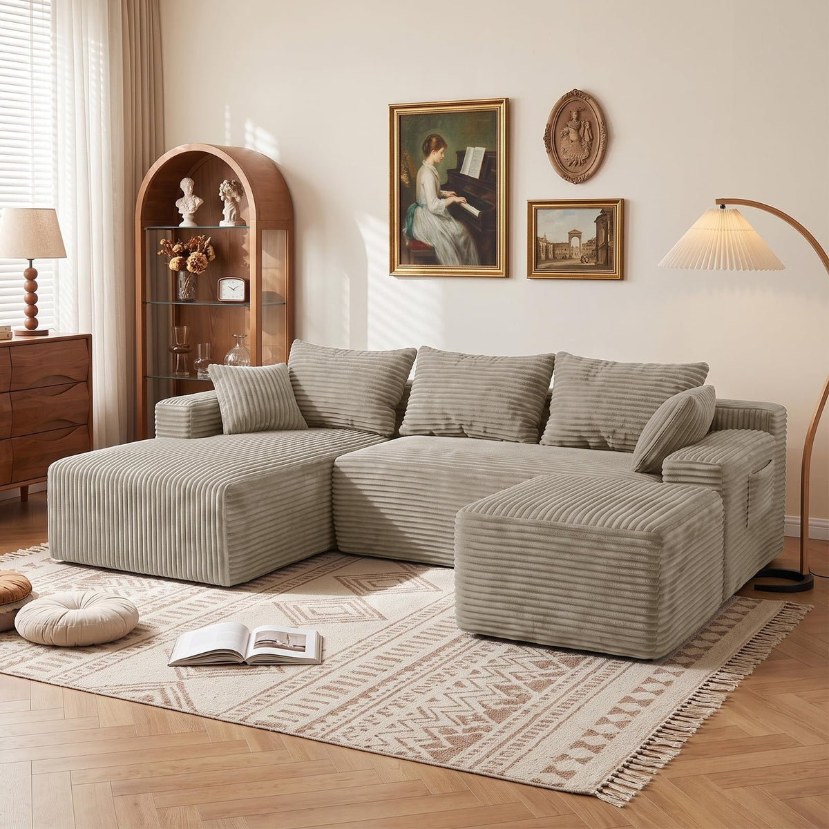95" Boneless Couches for Living Room