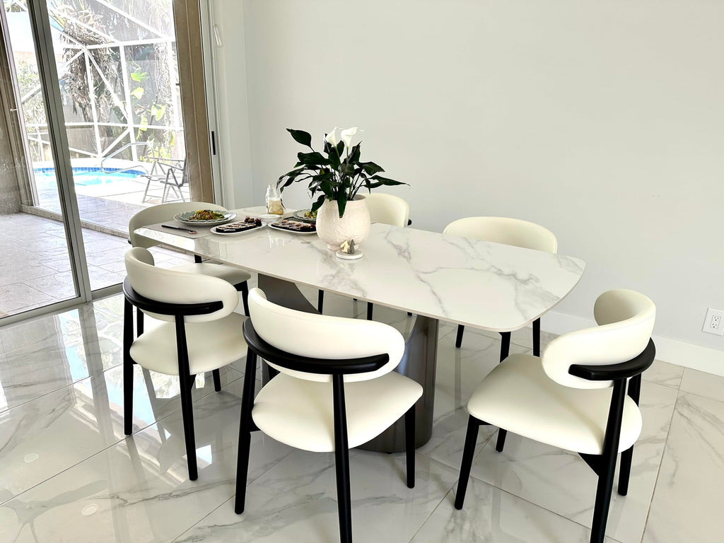 Hobart Sintered-Stone Dining Table