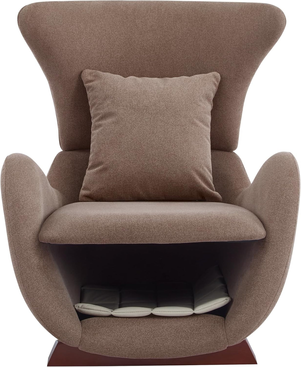 Merax Modern Accent Chair with Pet Cave & Storage