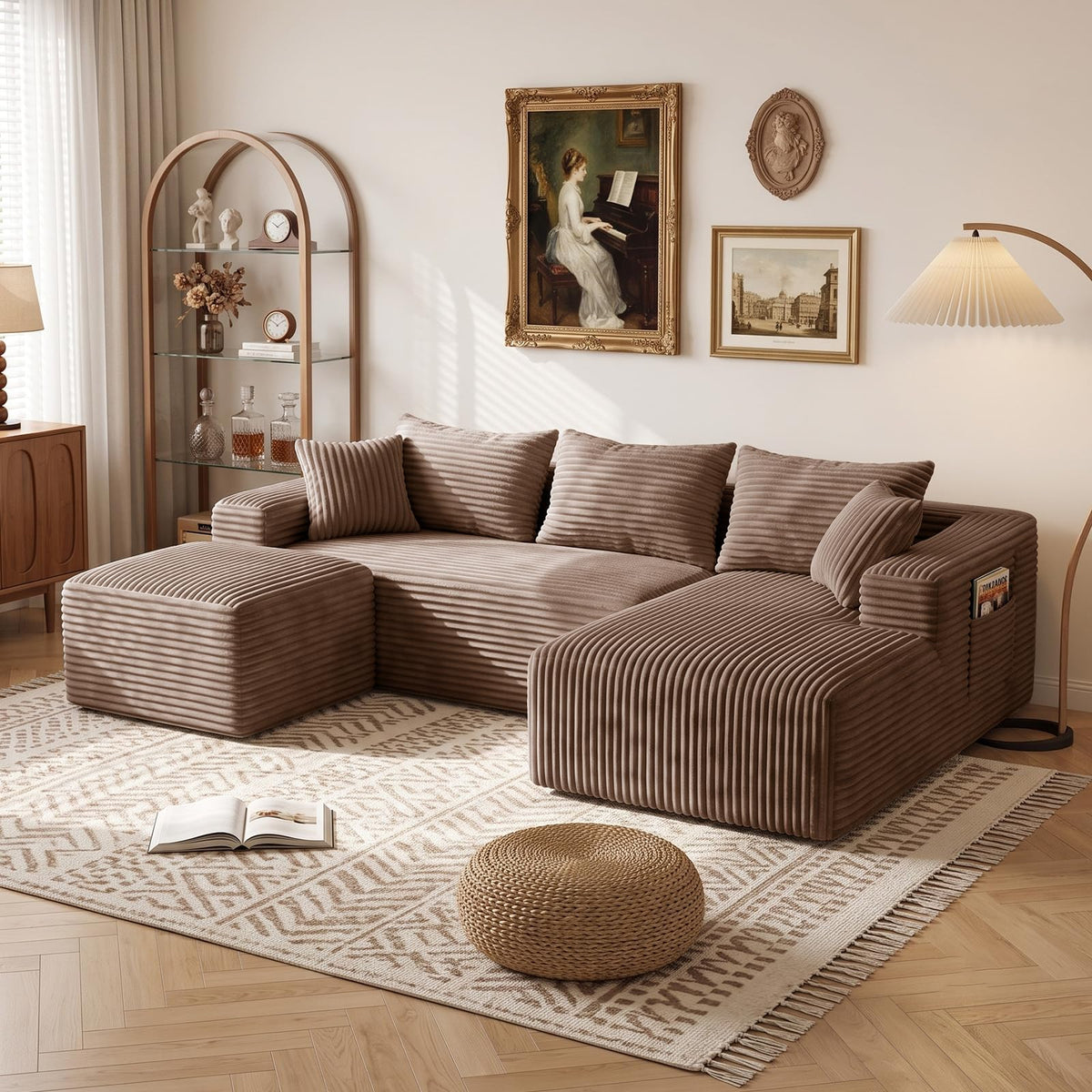 95" Boneless Couches for Living Room