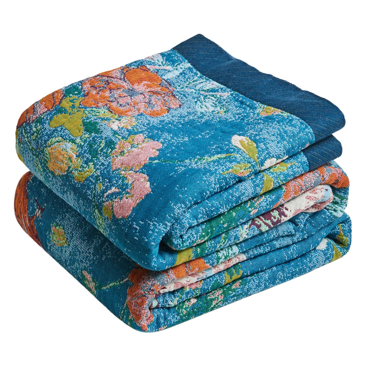 Boho Patterned Cotton Throw Blanket
