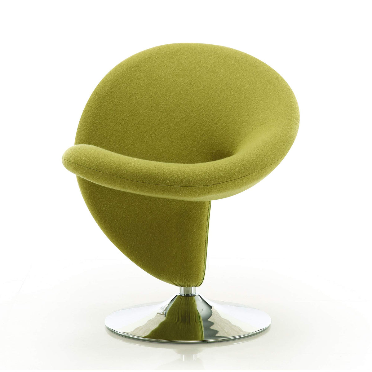 Manhattan Comfort Curl Swivel Accent Chair